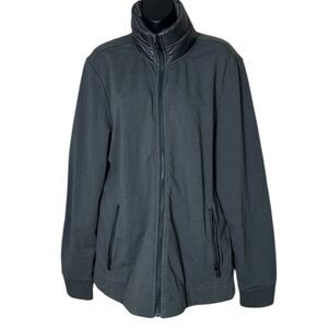 Lululemon men’s large rare dark gray puffer panel performance jacket M4146S